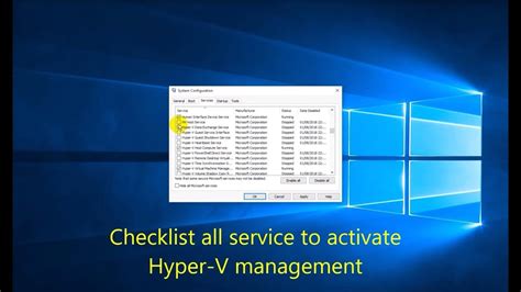 Hyper v activation windows 10